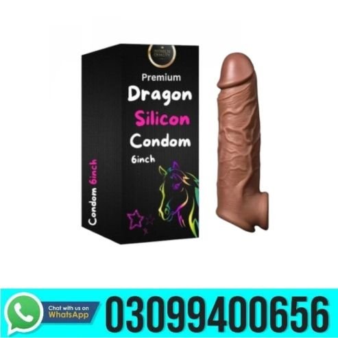 6 Inch Silicone Dragon Condom In Pakistan