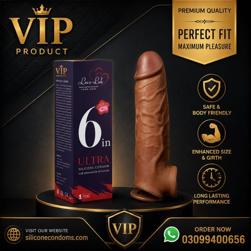 6 Inch Skin colour silicone condom In Karachi