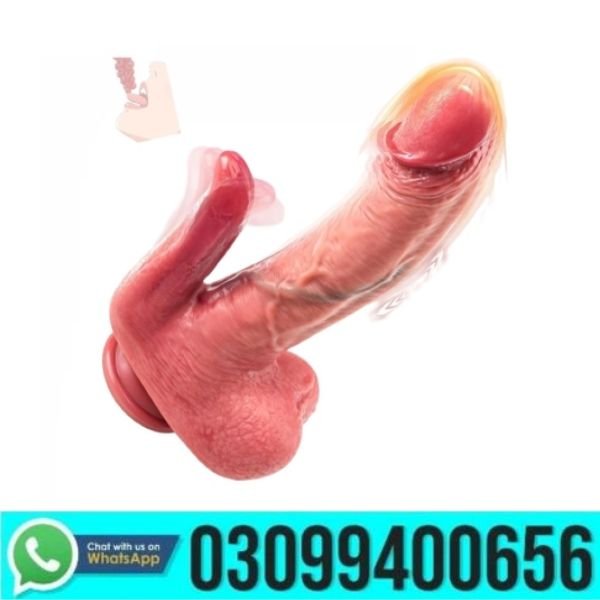 Thrusting Tongue Dildo Vibrator With 5 Licking Modes In Pakistan